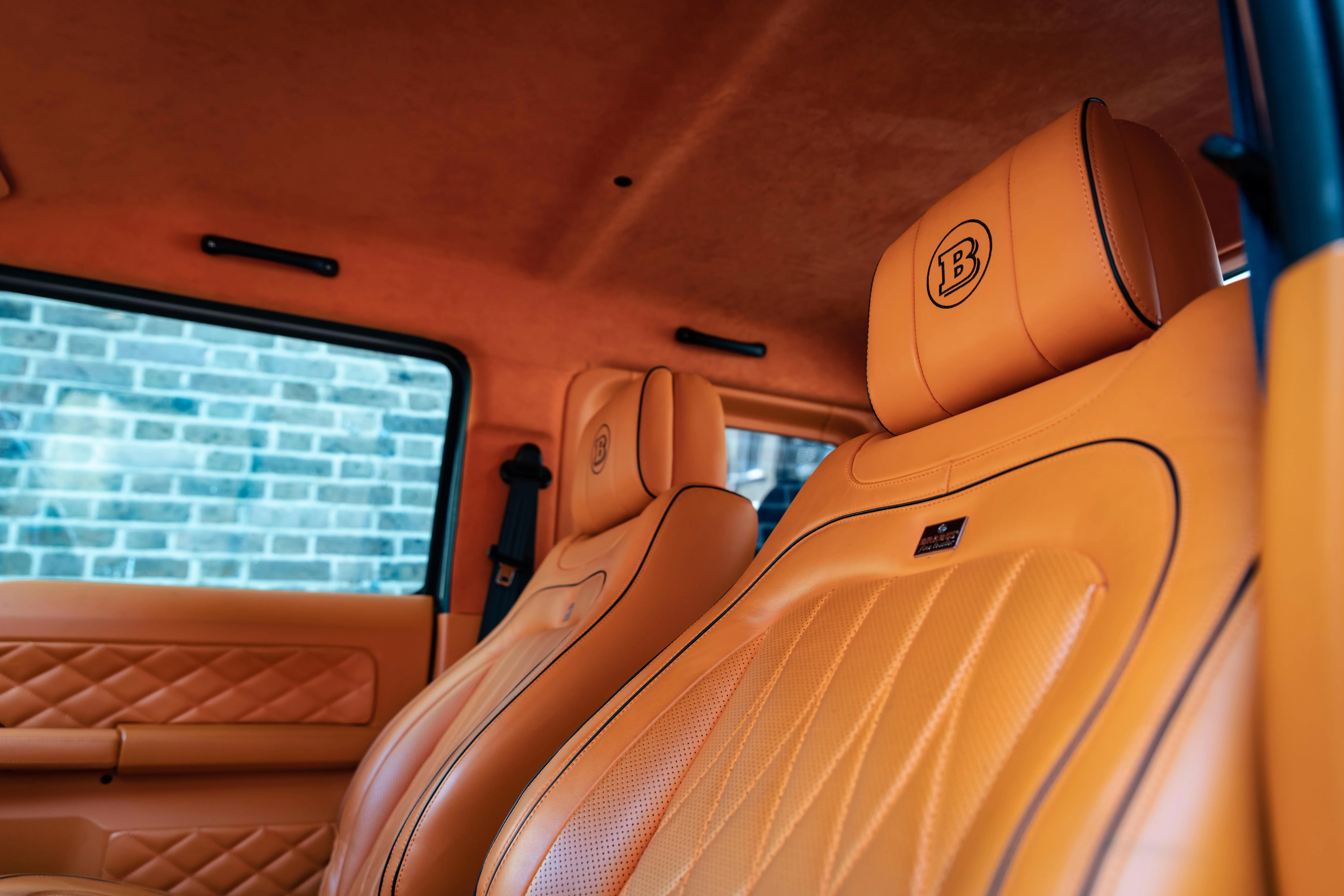 Suzuki Jimny Brabus Orange View of Seats